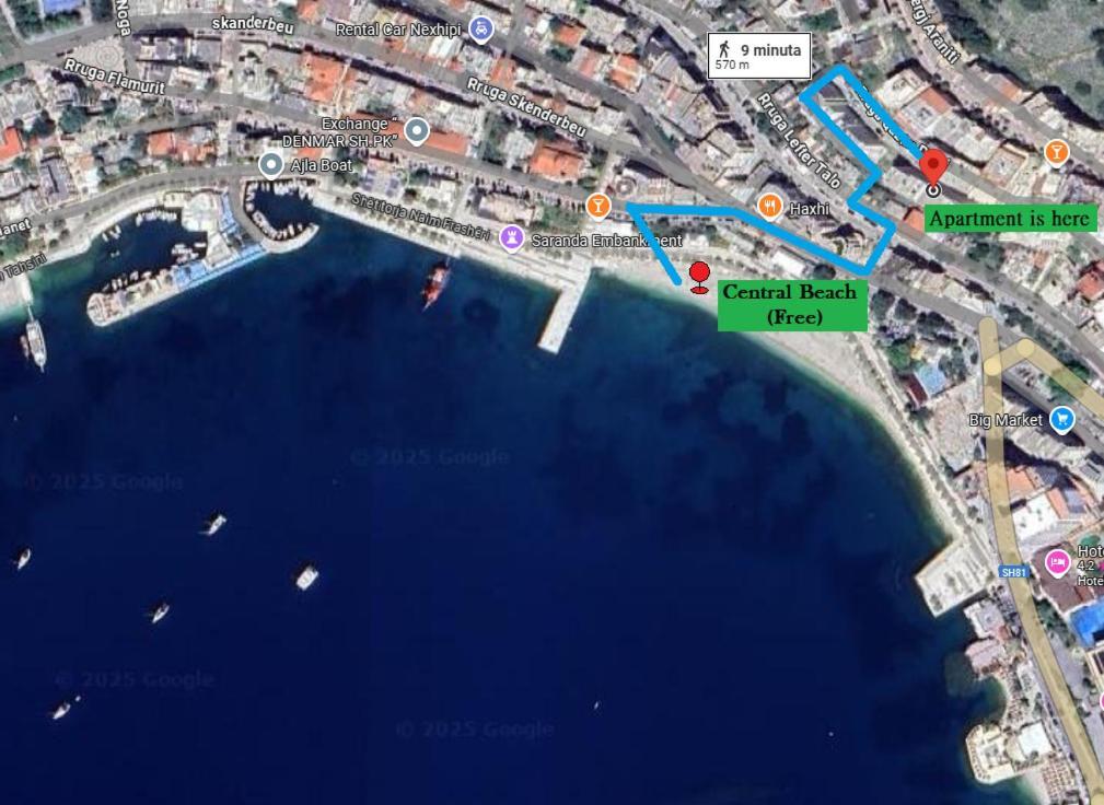 Your Comfy Apartment Sarandë Exterior foto